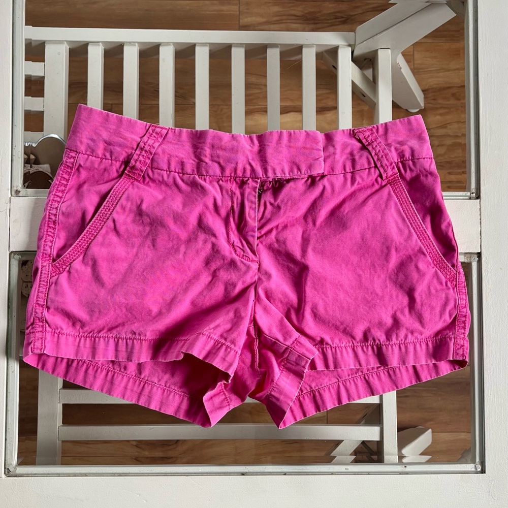 J. Crew Hot Pink Women's Cotton Shorts